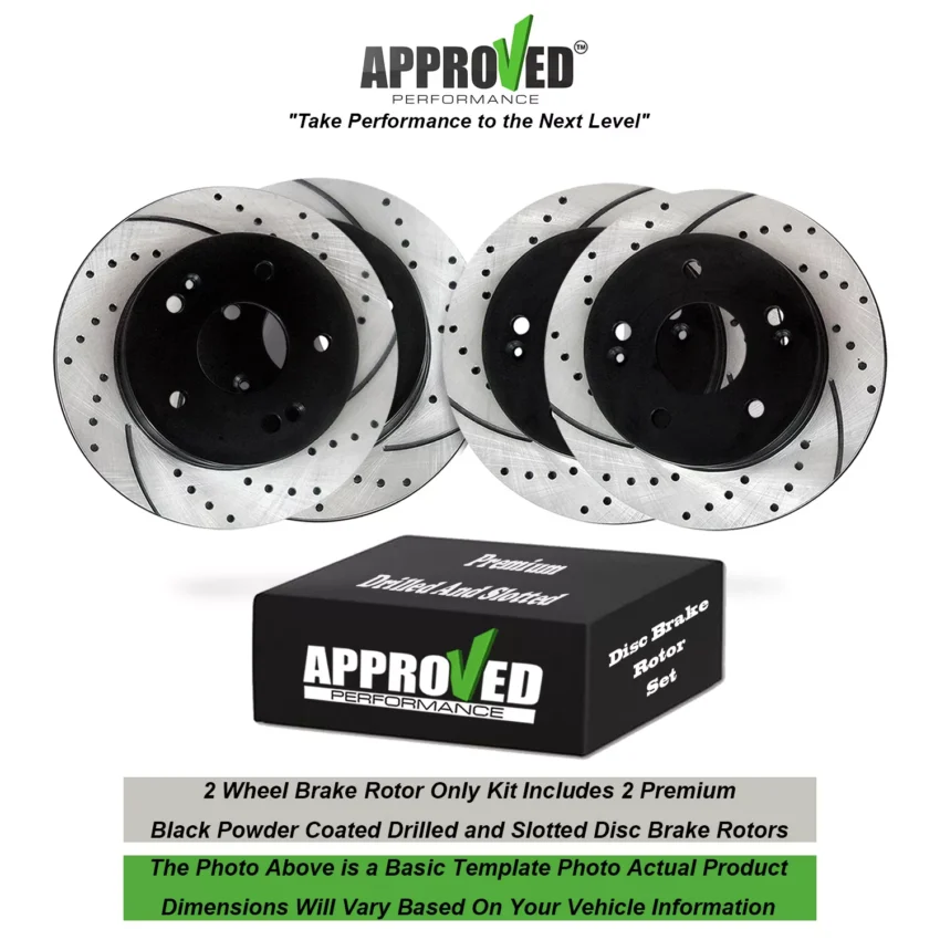 High-tech brake system perforated drilled floating brakerotor